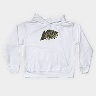 OWL-NIGHT PREDATOR Kids Hoodie